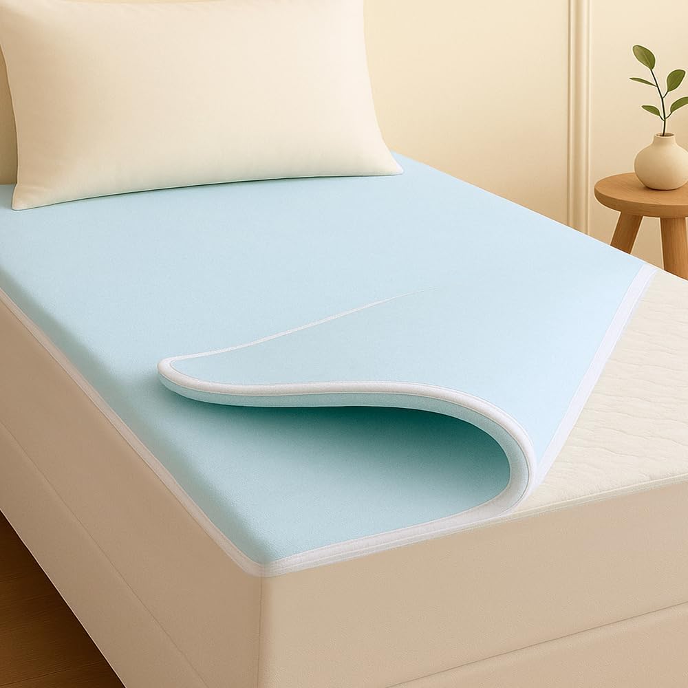 Pillow top viscoel&aacute;stico sobre a cama